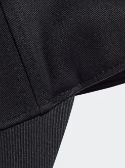 adidas Black 3 Stripe 100% Cotton Baseball Cap