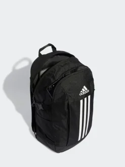 adidas Black 3 Stripe Backpack