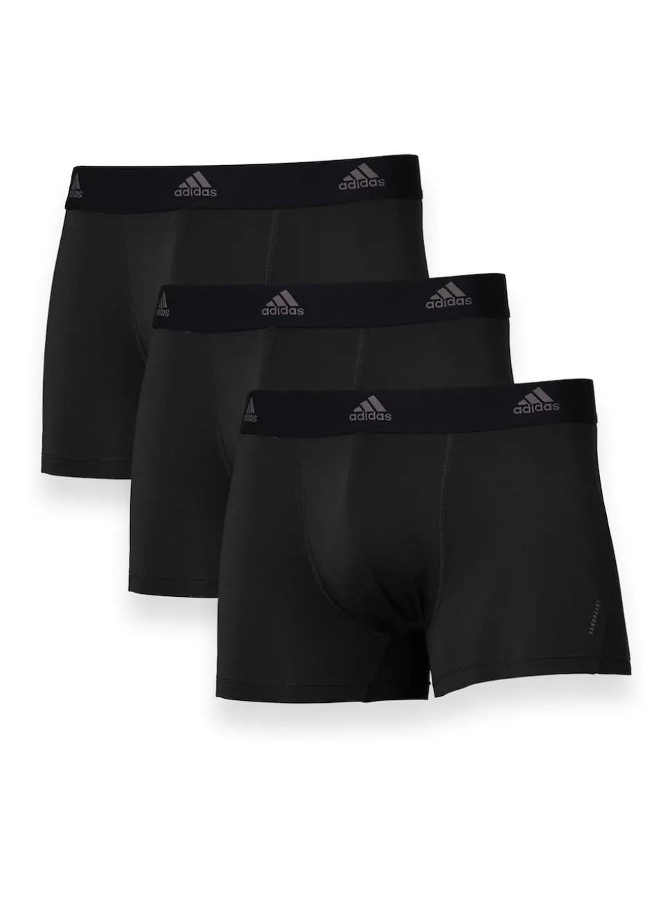 adidas Black Active Micro Flex Boxers 3 Pack