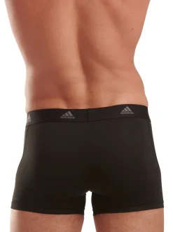 adidas Black Active Micro Flex Boxers 3 Pack