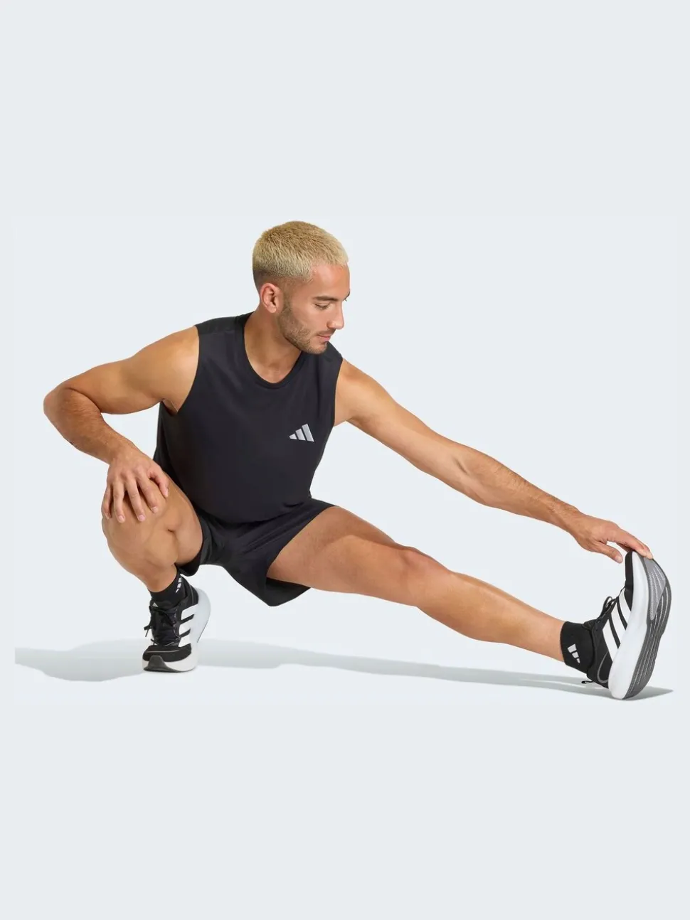 adidas Black Adi365 Running Essentials Tank Vest