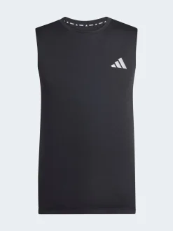 adidas Black Adi365 Running Essentials Tank Vest