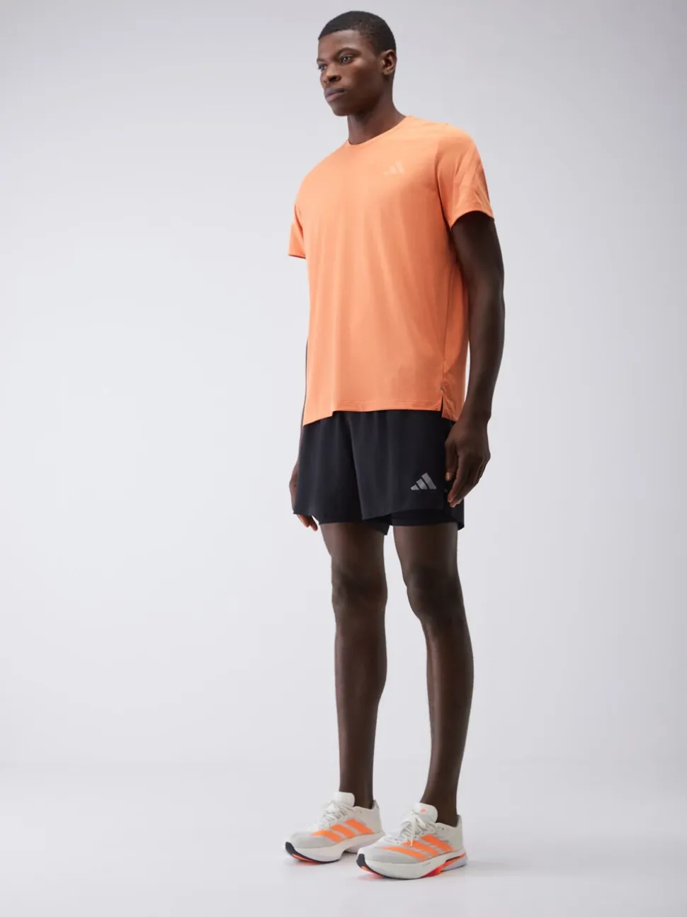 adidas Black Adi365 Running Essentials 2In1 Shorts
