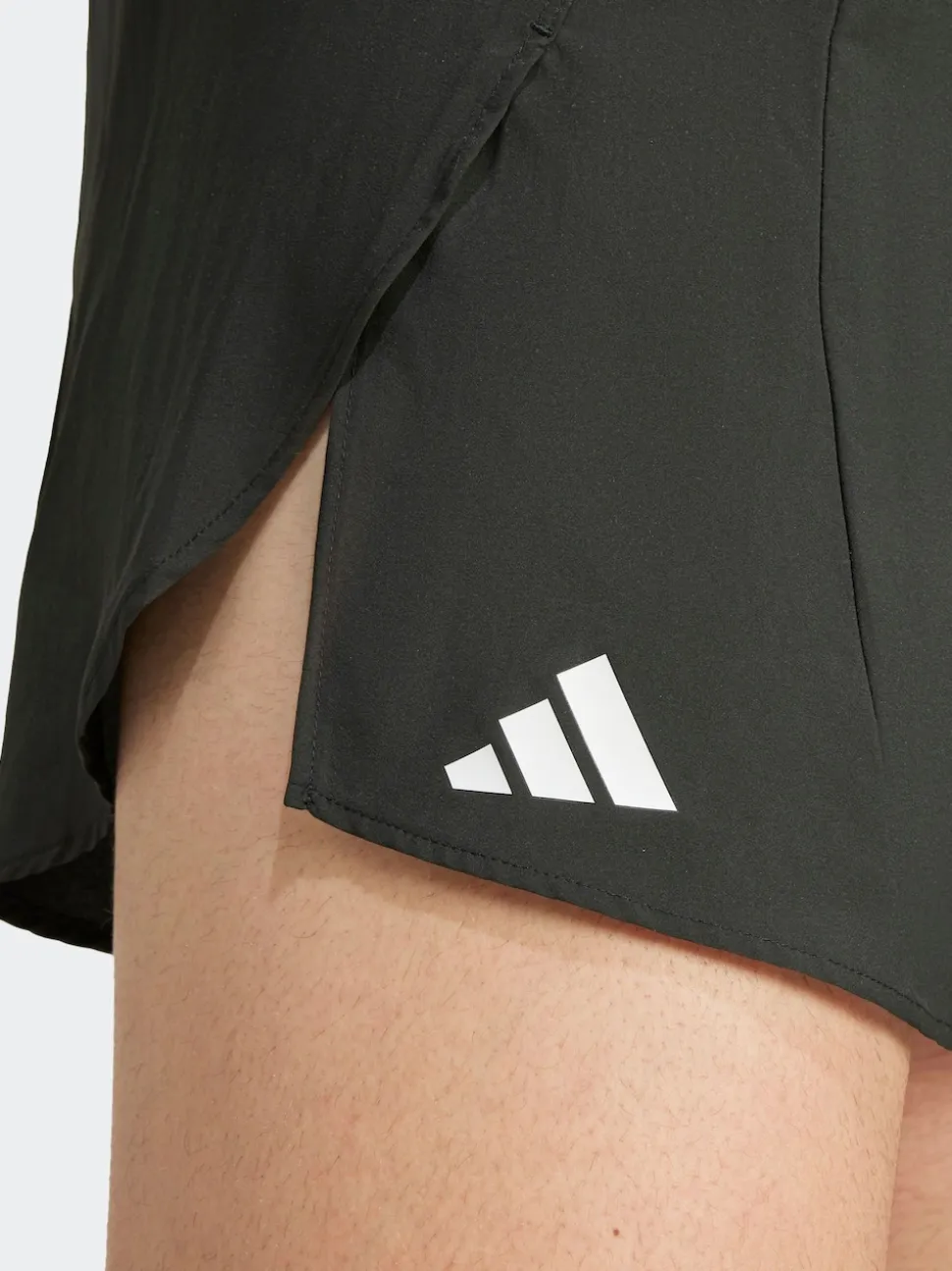 adidas Black Adizero Essentials Running Split Shorts