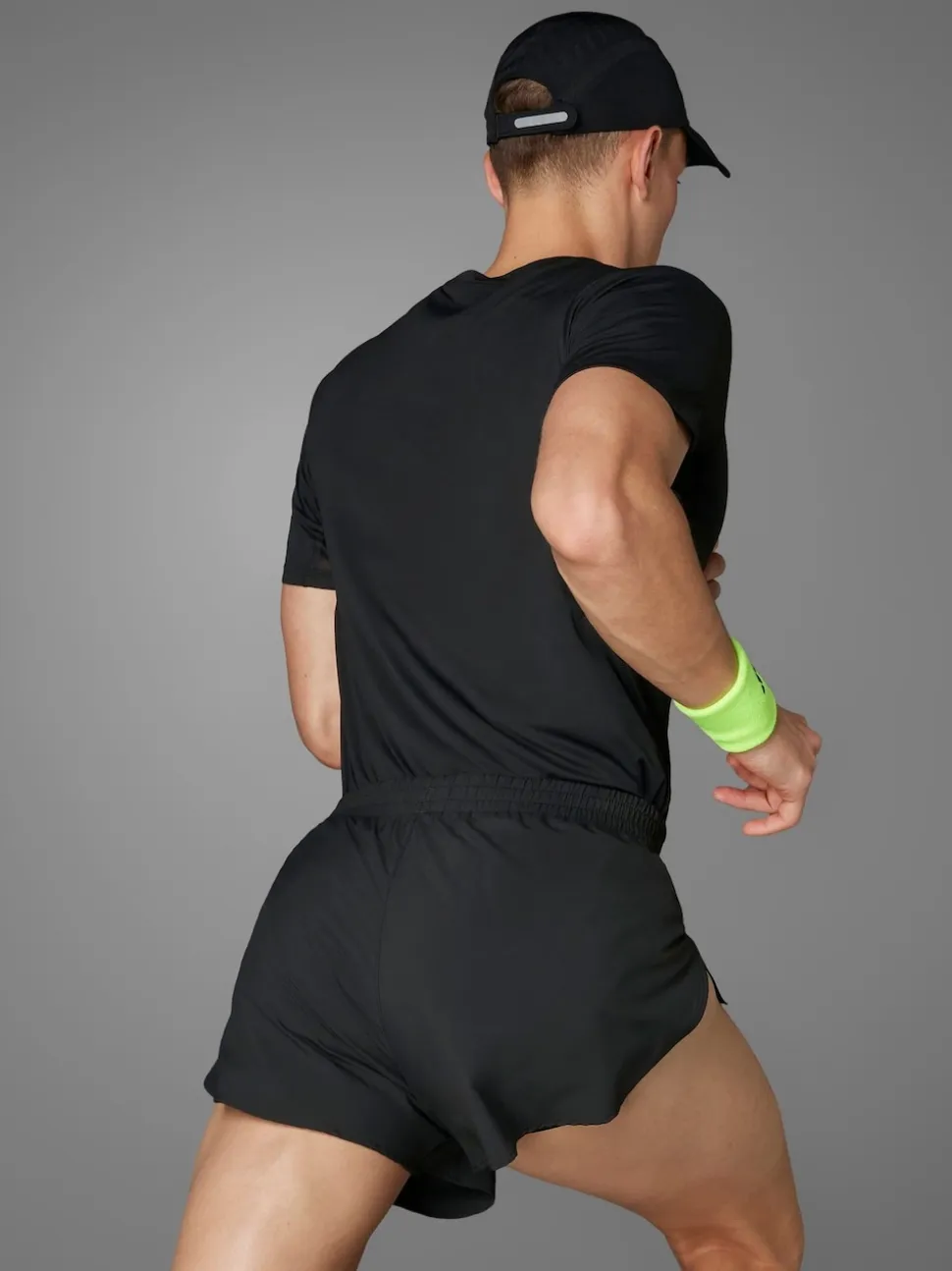 adidas Black Adizero Essentials Running Split Shorts