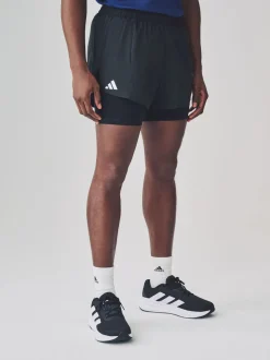 adidas Black Adizero Essential Running Shorts