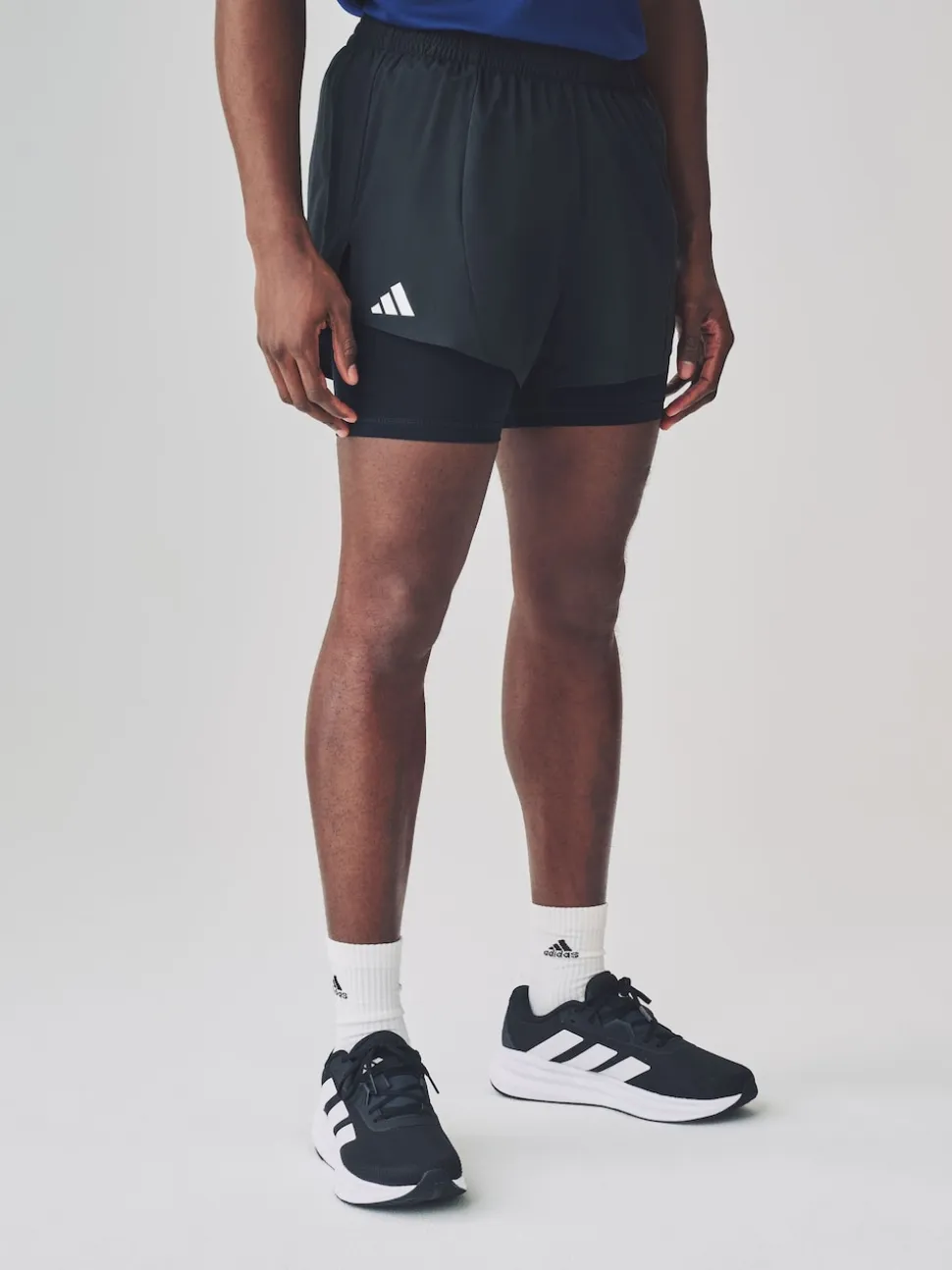 adidas Black Adizero Essential Running Shorts