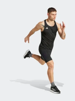 adidas Black Adizero Essentials Running Tank Top