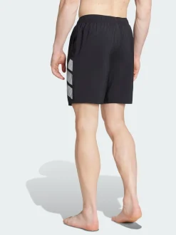 adidas Black Big Bars Shorts 8-Inch