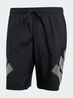 adidas Black Big Bars Shorts 8-Inch