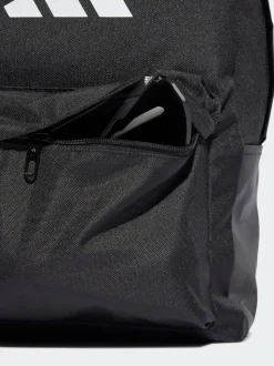 adidas Black Chrome Classic 3 Bar Logo Backpack
