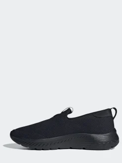 adidas Black Cloudfoam Move Lounger Slip In Trainers