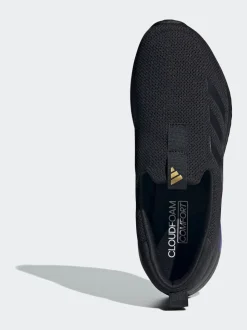 adidas Black Cloudfoam Move Lounger Slip In Trainers
