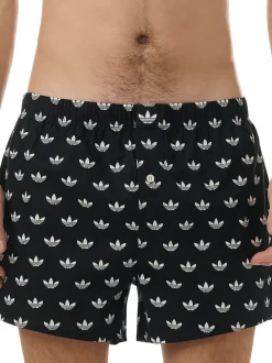 adidas Black Comfort Core Cotton Icon Boxers
