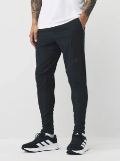 adidas Black Designed for Training Hybrid Joggers