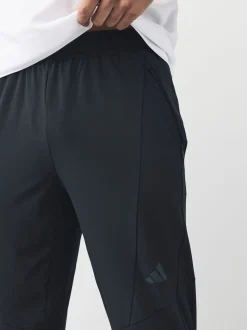 adidas Black Designed for Training Hybrid Joggers