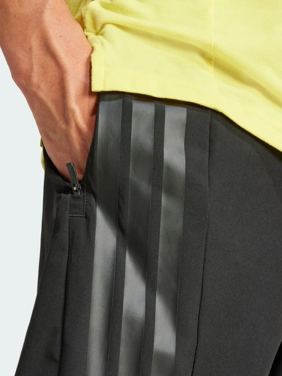 adidas Black Designed-for-Training 3-Stripes Shorts