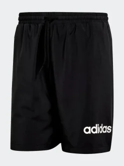 adidas Black Essentials Linear Logo Shorts