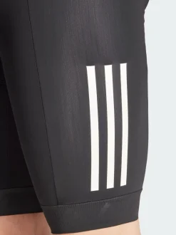 adidas Black Essentials 3-Stripes Padded Cycling Bib Shorts
