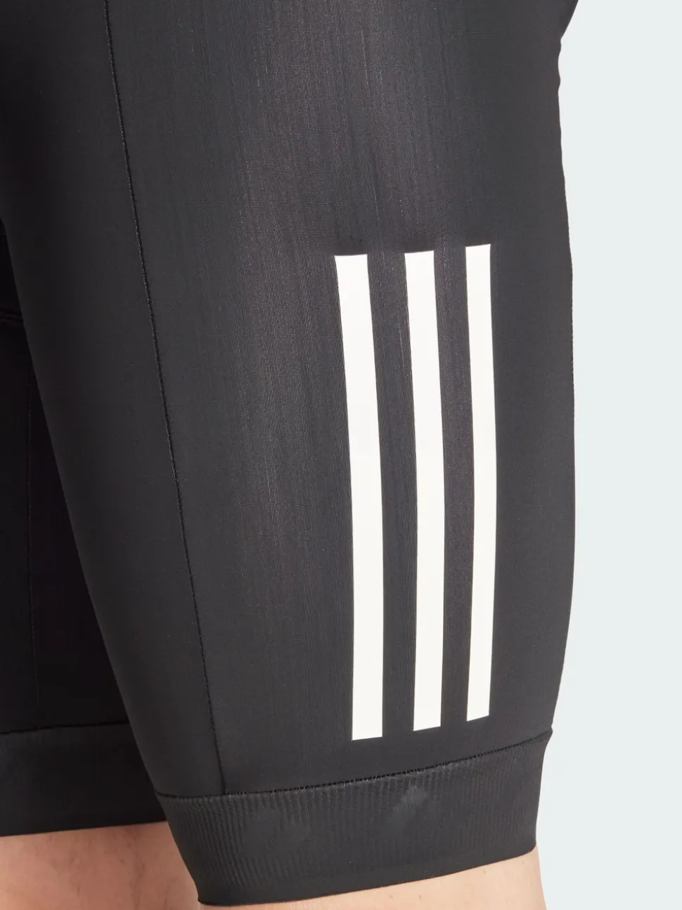 adidas Black Essentials 3-Stripes Padded Cycling Bib Shorts