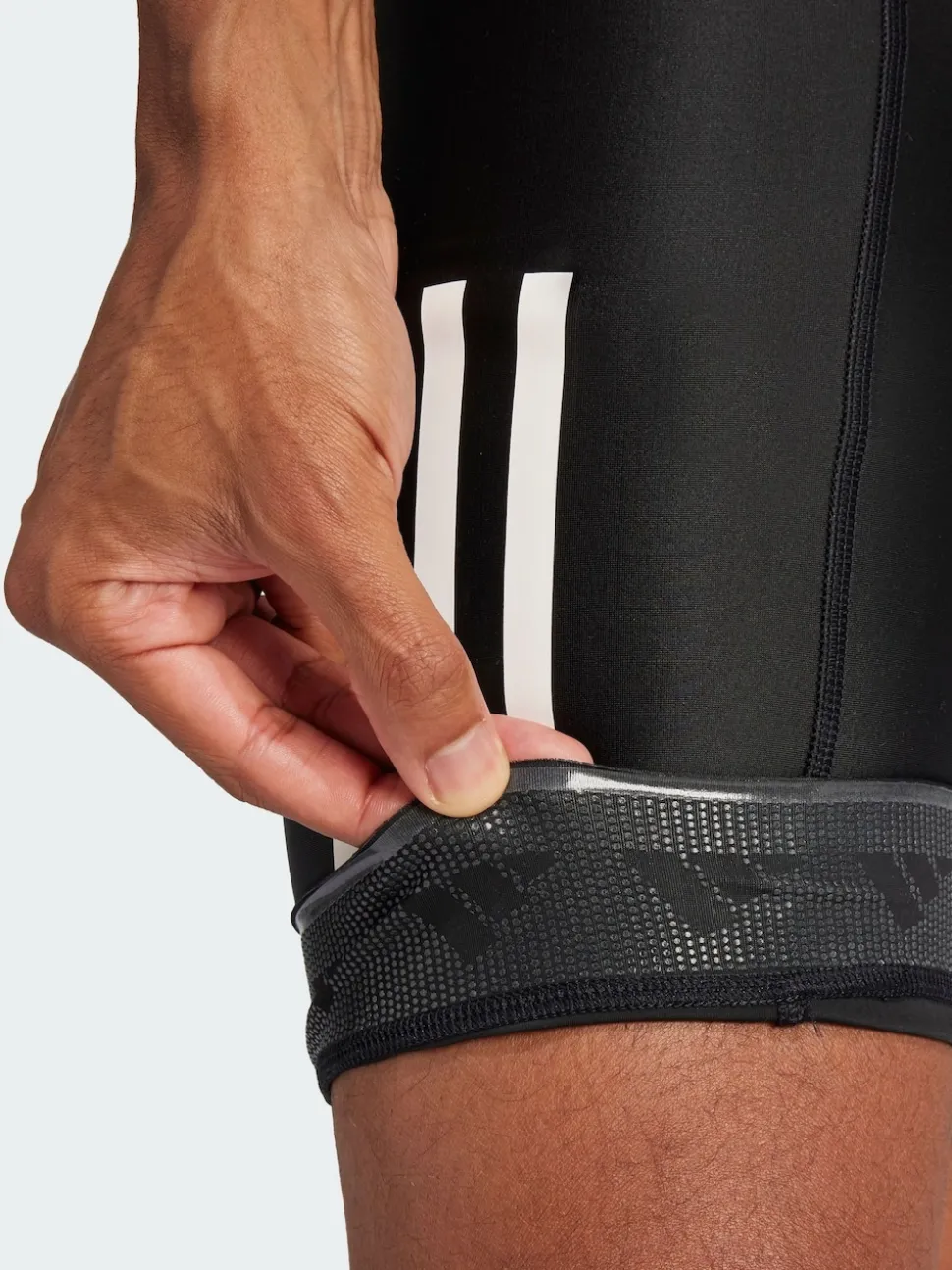 adidas Black Essentials 3-Stripes Padded Cycling Shorts