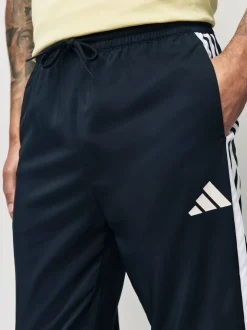 adidas Black Essentials 3-Stripes Woven Joggers