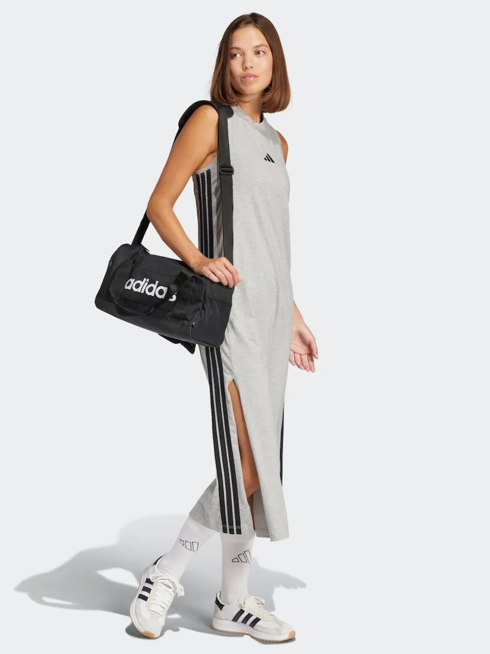 adidas Black Extra Small Linear Duffel Bag