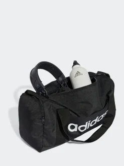 adidas Black Extra Small Linear Duffel Bag
