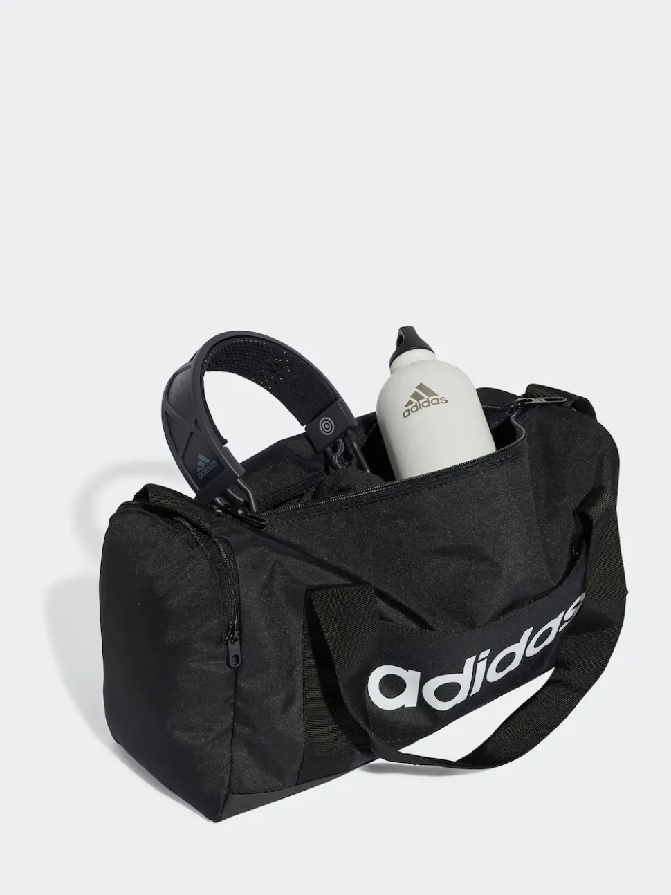 adidas Black Extra Small Linear Duffel Bag