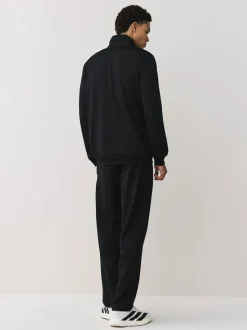 adidas Black Ground Linear Tracksuit