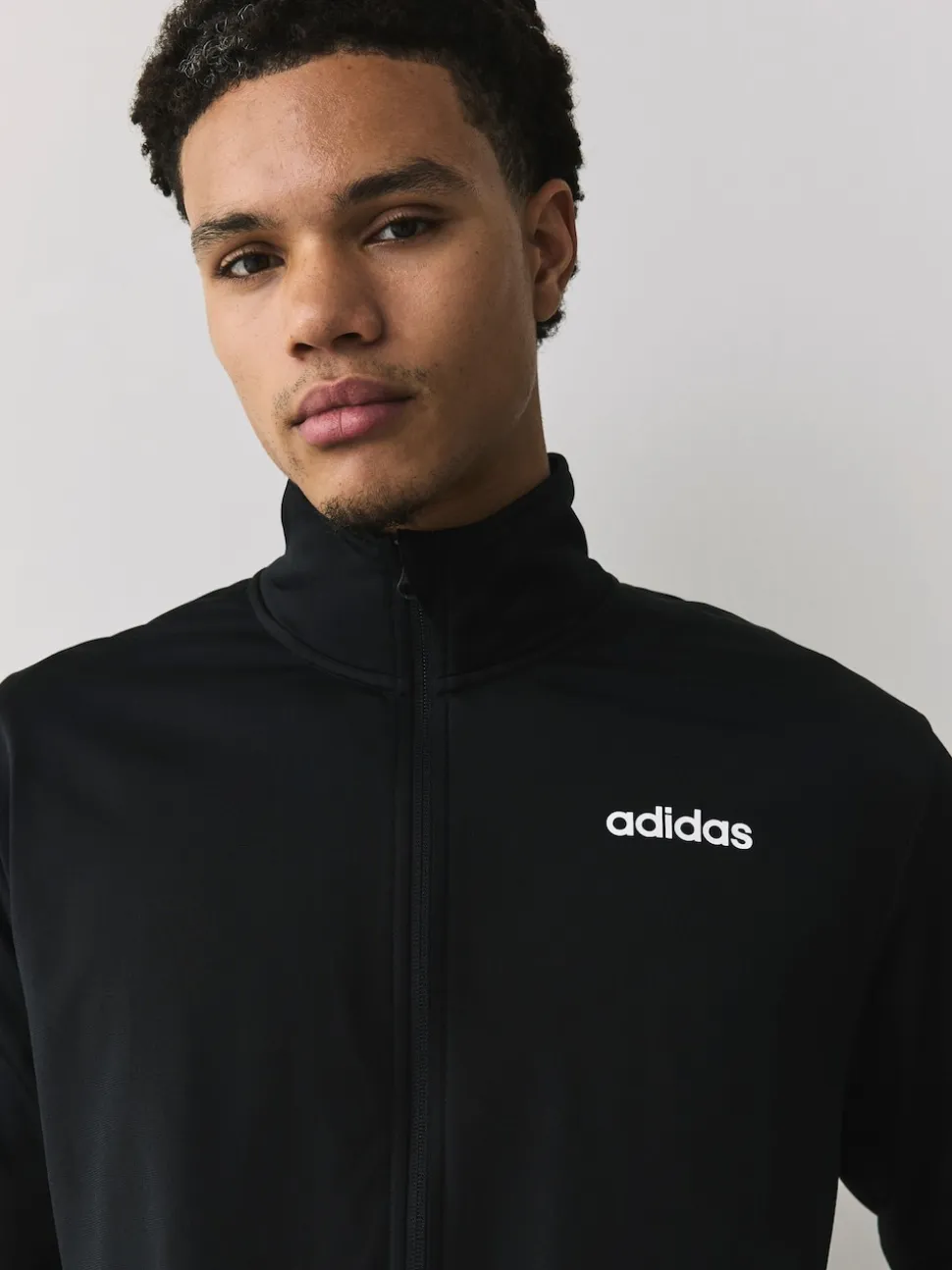 adidas Black Ground Linear Tracksuit