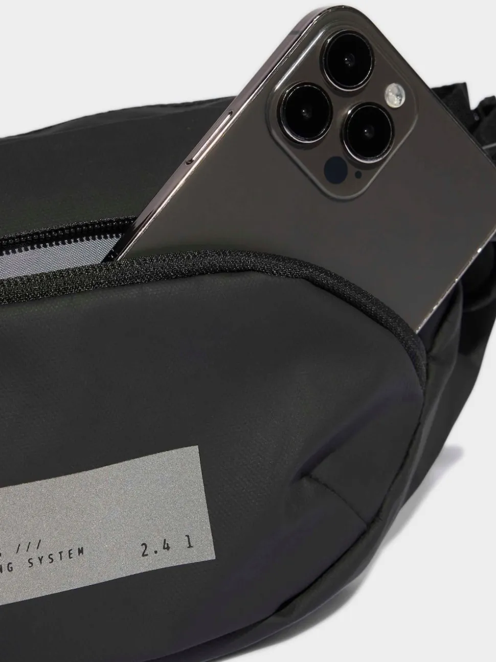 adidas Black Hybrid Bumbag