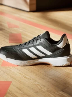 adidas Black Ligra 8 Indoor Shoes