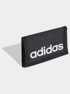 adidas Black Linear Wallet