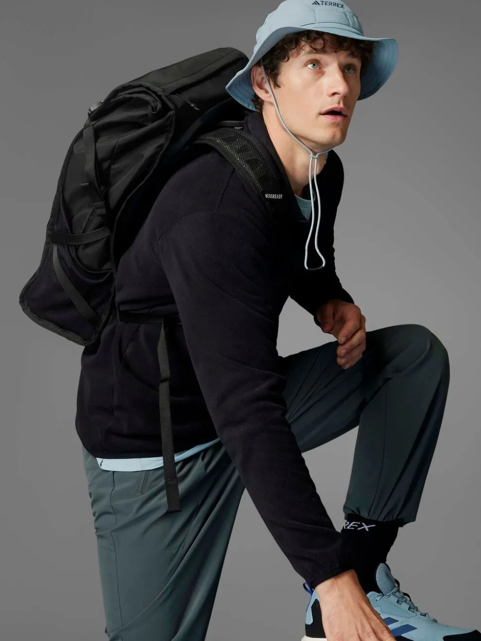 adidas Black Multi Essentials 1/2 Zip Fleece Jacket
