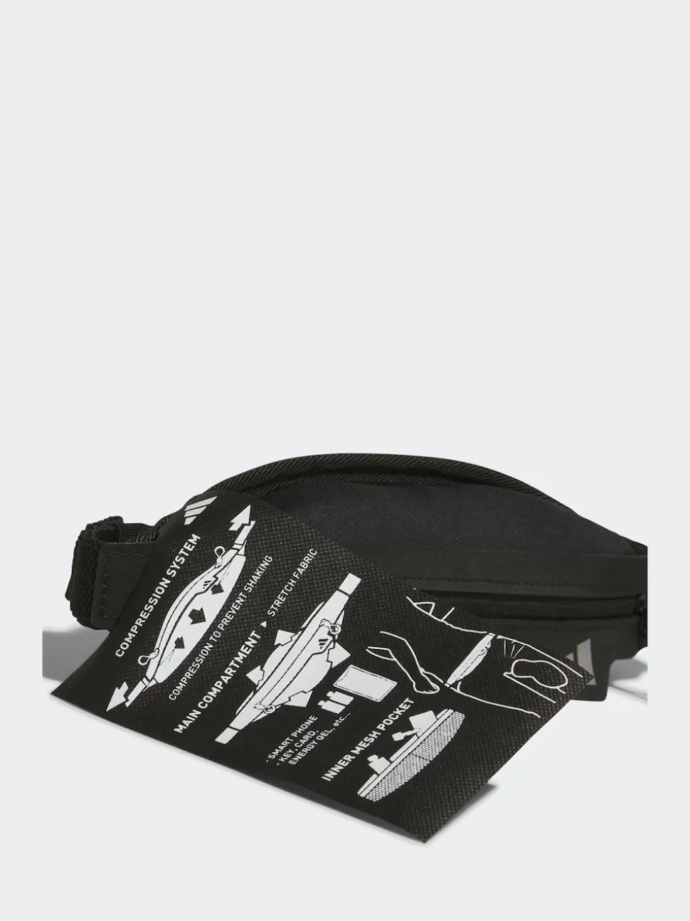 adidas Black Run Belt