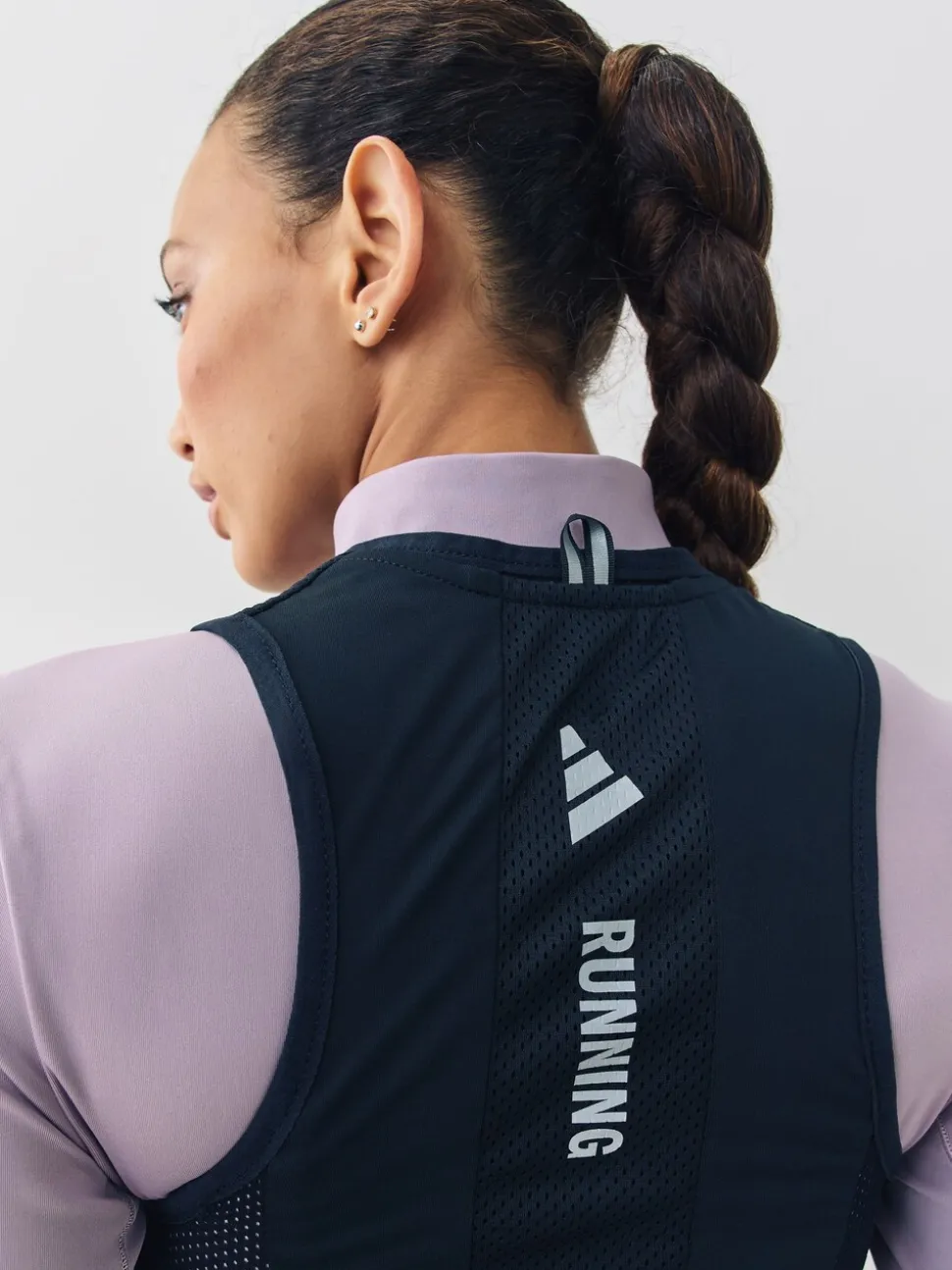 adidas Black Run Vest