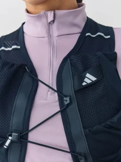 adidas Black Run Vest