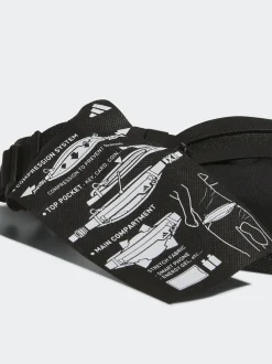adidas Black Run Waist Bag