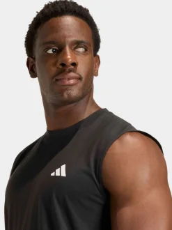 adidas Black Short Sleeve Training Vest