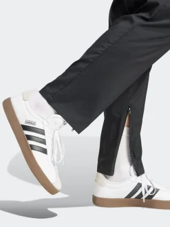 adidas Black Small Essentials Logo Open-Hem Stanford Tracksuit Bottoms