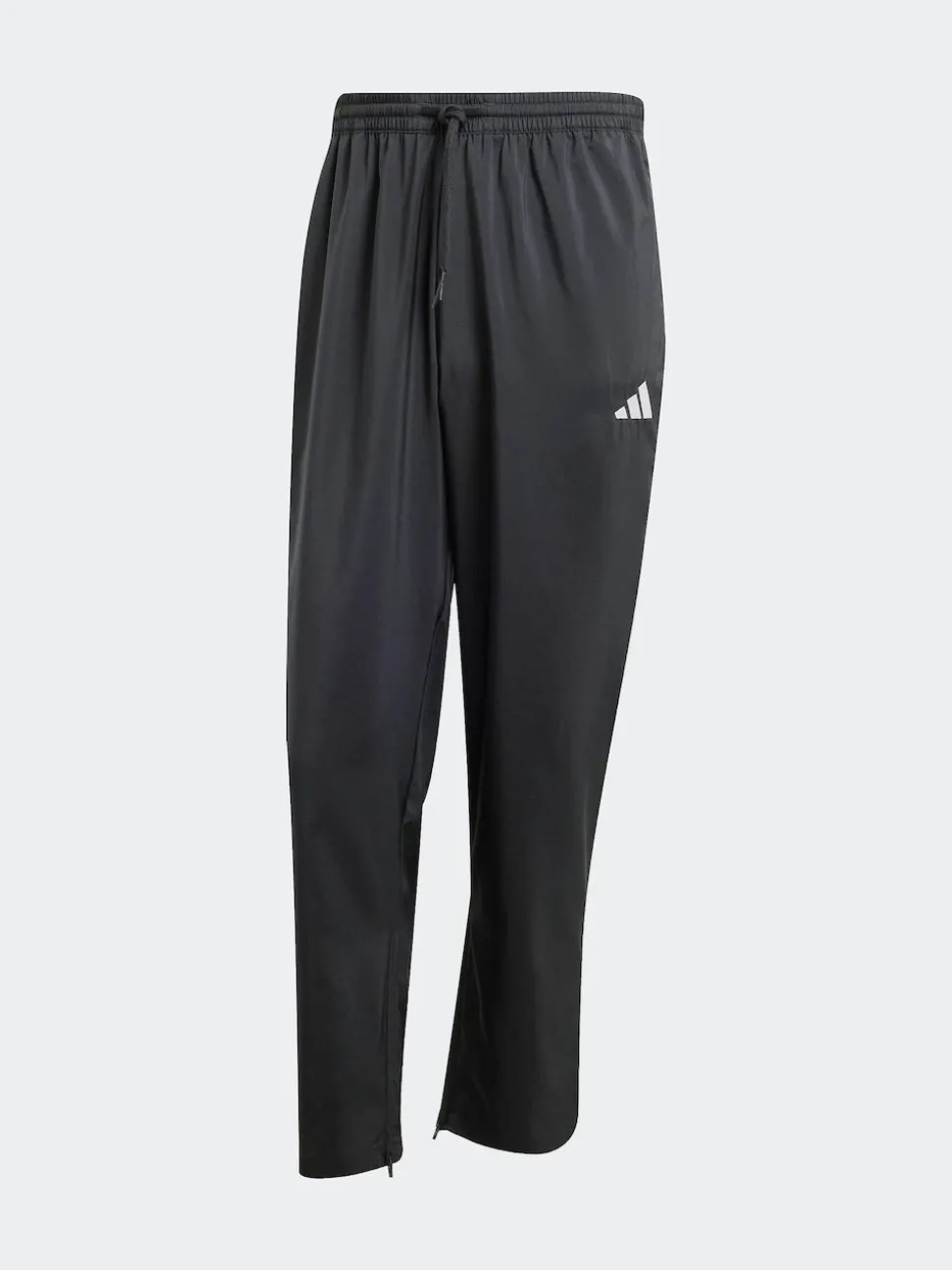 adidas Black Small Essentials Logo Open-Hem Stanford Tracksuit Bottoms