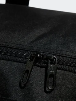 adidas Black Small Linear Duffel Bag