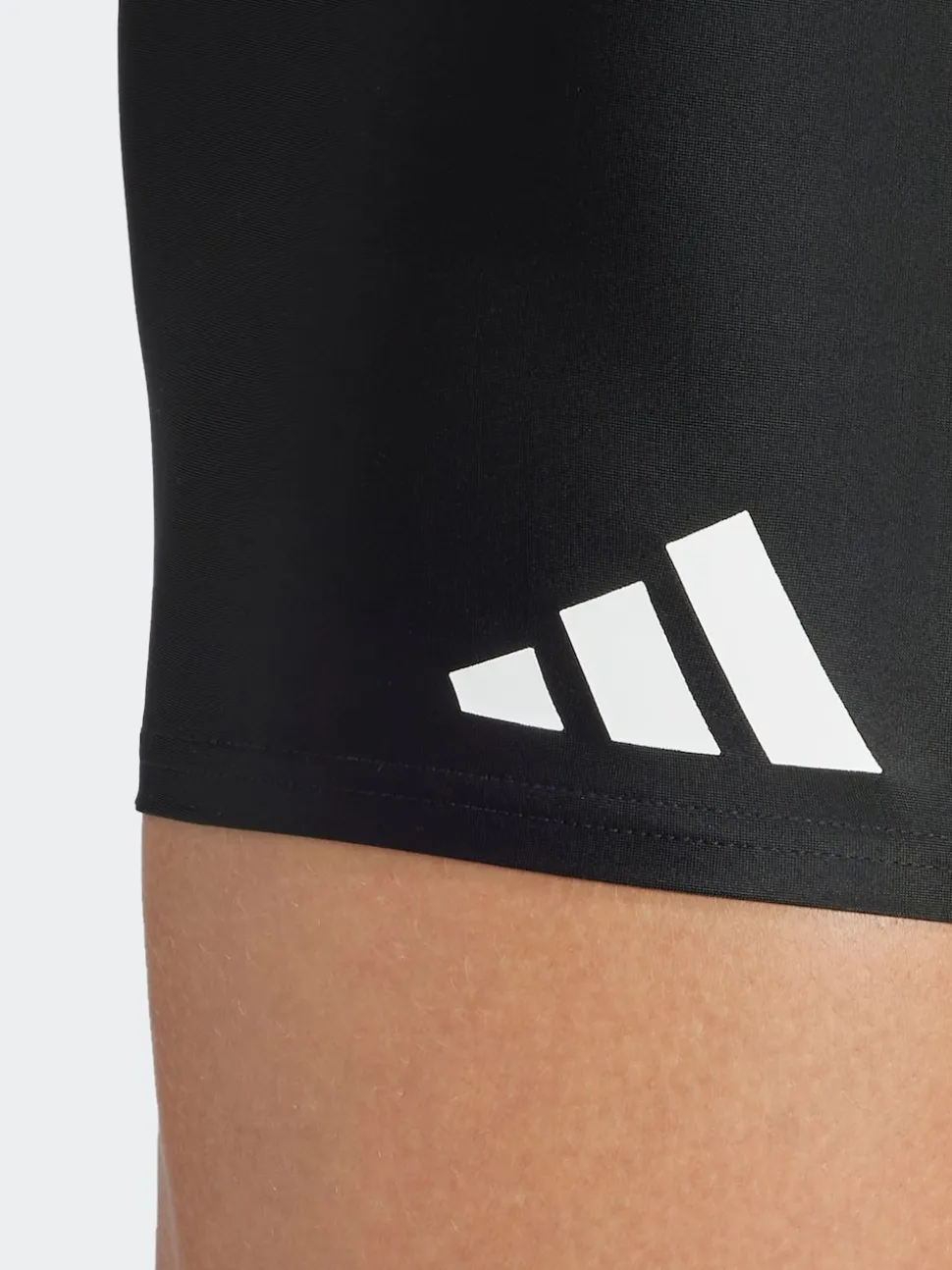 adidas Black Solid Swim Boxers