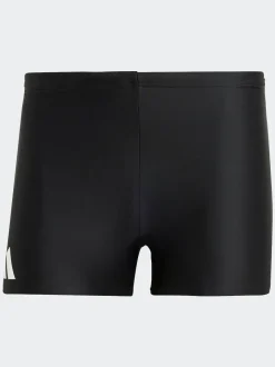 adidas Black Solid Swim Boxers