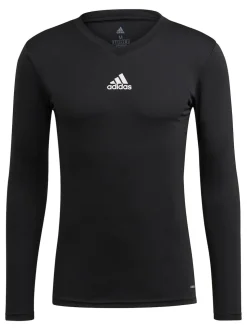 adidas Black Teamwear Base Layer Long Sleeve Top