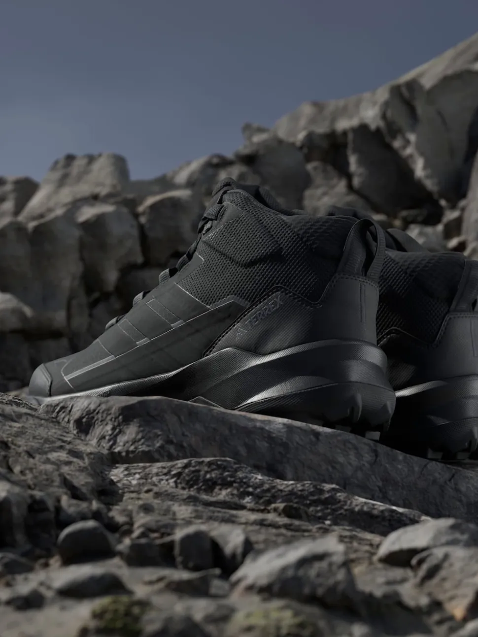 adidas Black Terrex Skychaser AX5 Mid GORE-TEX Hiking Trainers