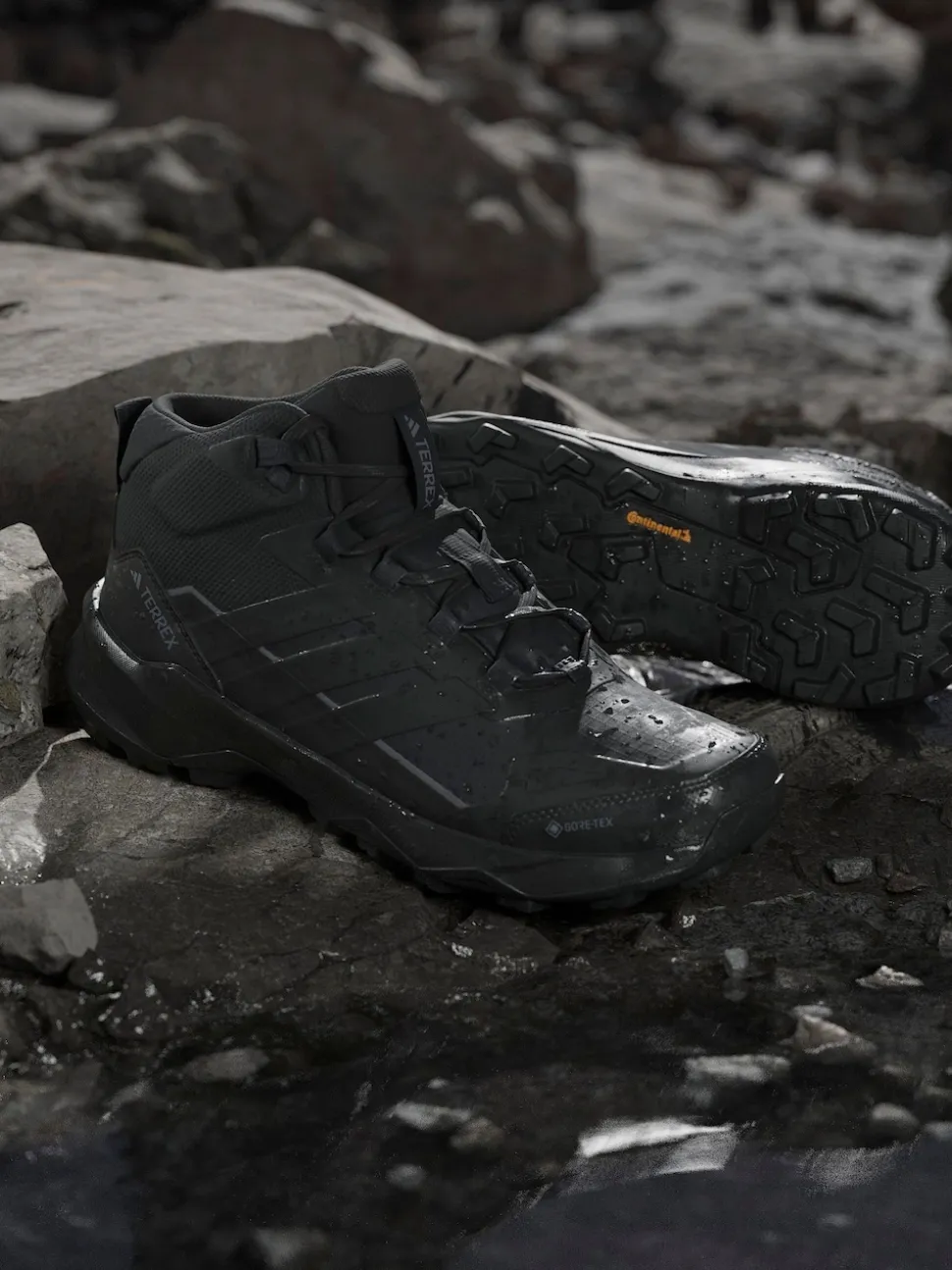 adidas Black Terrex Skychaser AX5 Mid GORE-TEX Hiking Trainers