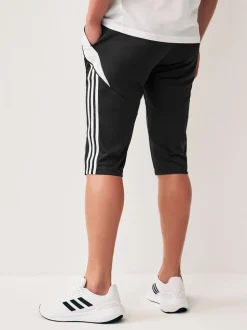 adidas Black Tiro 24 3/4 Joggers