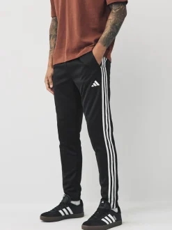 adidas Black Train Essentials 3-Stripes Training Joggers